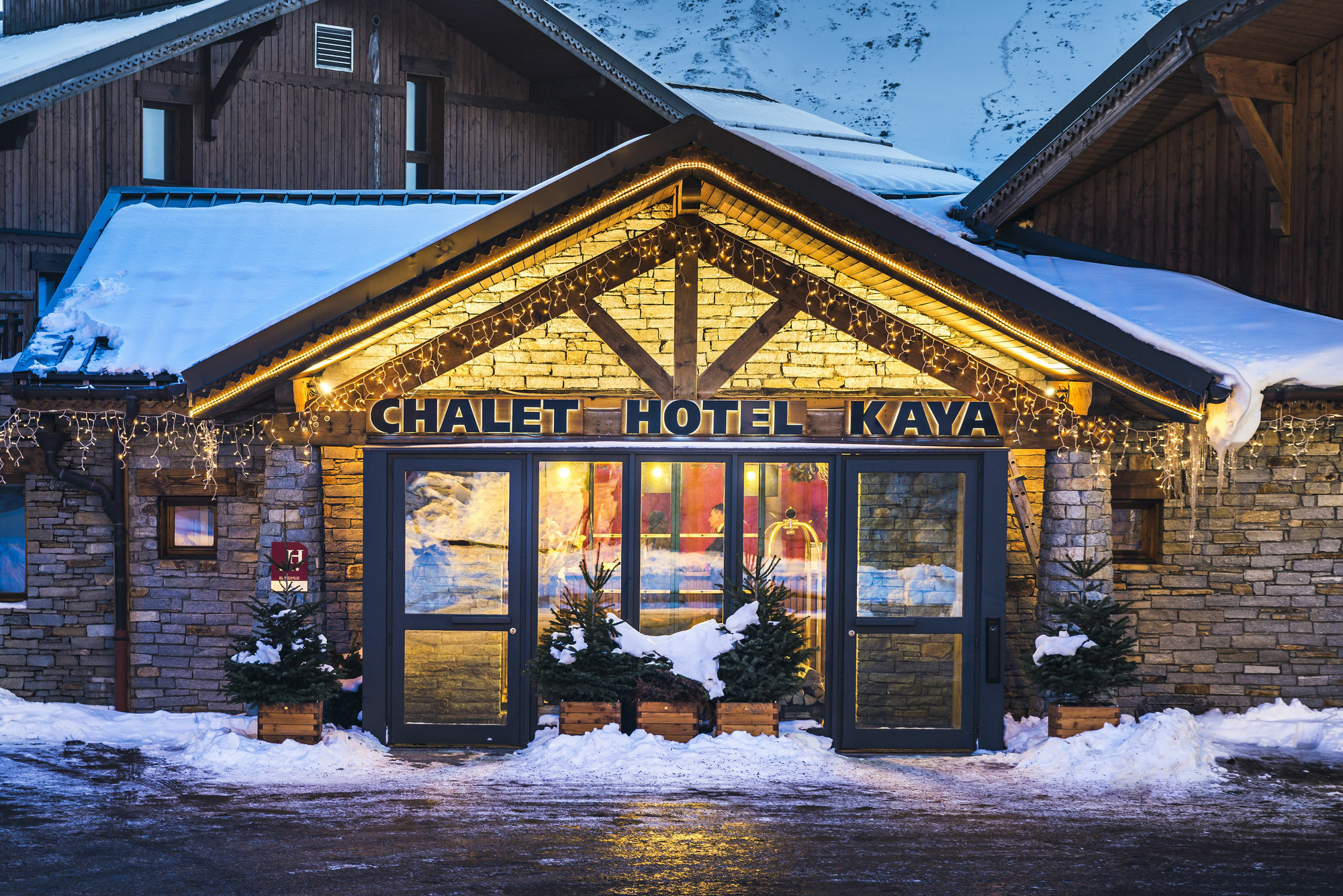 Chalet Hotel Kaya Saint-Martin-de-Belleville Ngoại thất bức ảnh