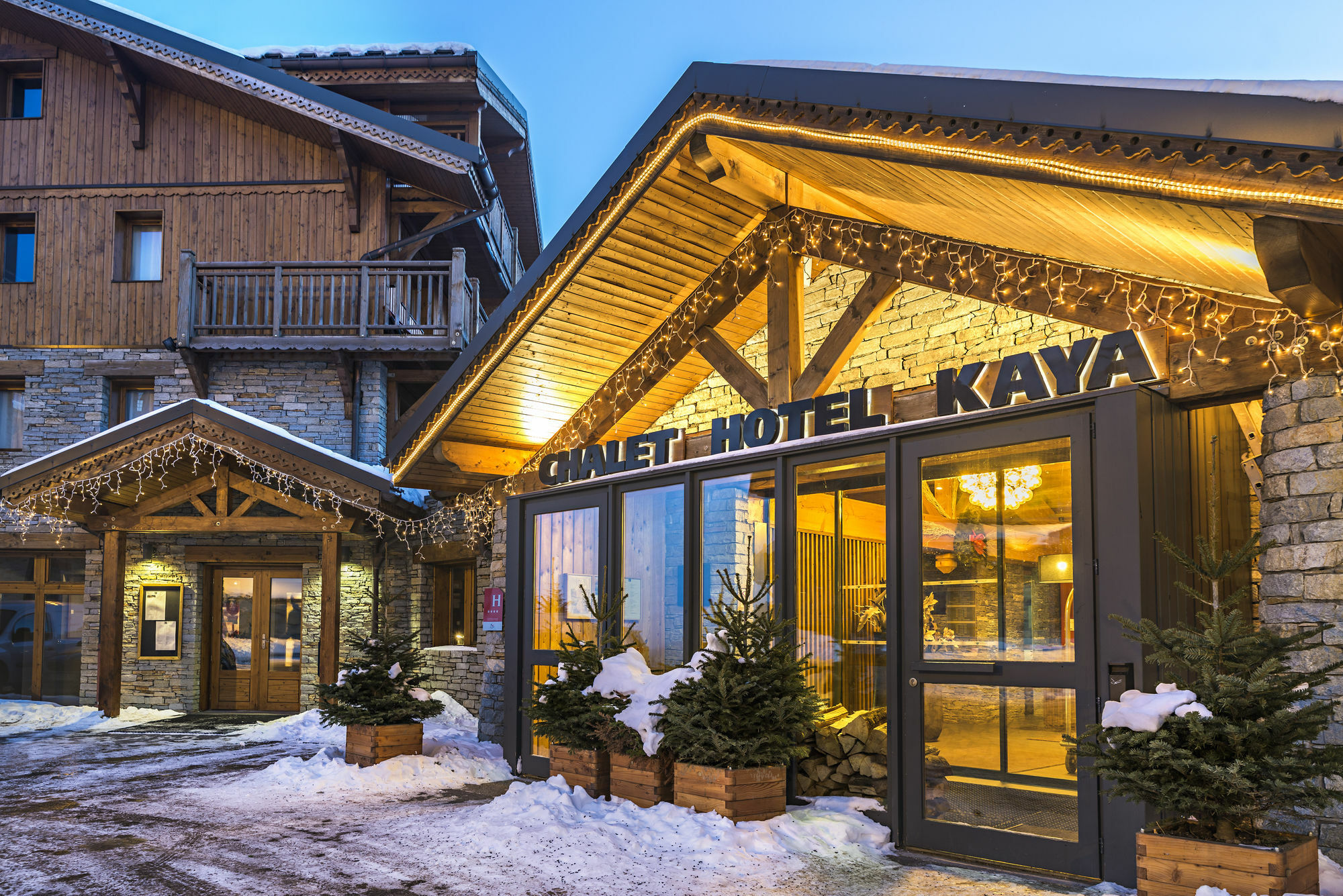 Chalet Hotel Kaya Saint-Martin-de-Belleville Ngoại thất bức ảnh